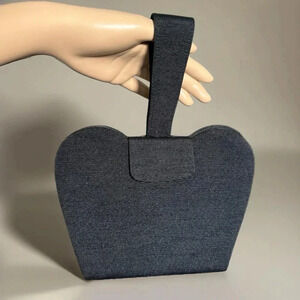 Carolyne Barton Vintage Evening Clutch Purse Handbag Apple Shape 11403